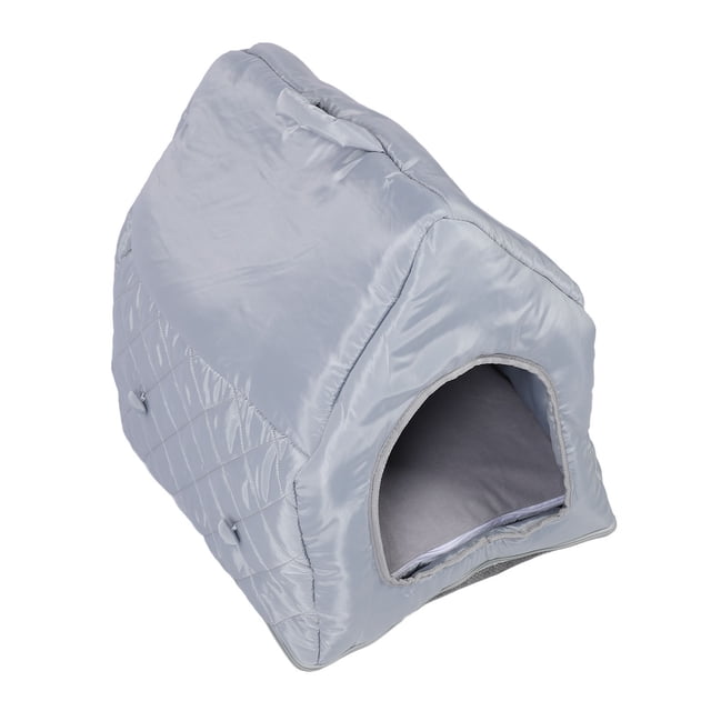 Casa Para Gatos Con Calefacción Con Almohadilla Termostática, Casa Para Gatos Al Aire Libre, Cubierta Lavable Desmontable De 35 A 55 , Prevención De Sobrecalentamiento