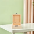 thumbnail image 3 of WHAMVOX Small Wooden Jewelry Box for DIY Painting Square Craft Box with Lid Decorative Storage Wooden Chest for Jewelry Keepsakes, 3 of 8