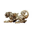 thumbnail image 6 of Miniature Brass Kylin Sculpture Traditional Chinese Ancient God Creature Figurine Home Office Gift Decoration, 6 of 8