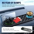 thumbnail image 5 of Multifunction Car Anti-Slip Mat, 2025 New Multifunctional 4-in-1 Mobile Phone Stand on-Board Anti-Slip Pad, Auto Universal Phone Holder Cell Phone Automobile Pads & Mats for Car Dashboard (White), 5 of 7