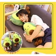 thumbnail image 5 of BOBO Large Avocado Fruit Soft Plush Toy Furry Stuffed Toy Avocado Plush Doll Cute Toy Avocado Stuffed Pillow Kawaii Food Shaped Fruit Series Hugging Pillow for Kids, 5 of 7