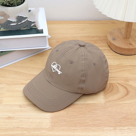 Girls Adjustable Baseball Cap with Ponytail Hole Lightweight Breathable Summer Sun Visor for Outdoor Sports Funny Hats Adjustable Cute Caps Adjustable Baseball Hats for Boys & Girls