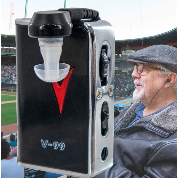 Personal Ear Sound Amplifier & Voice Enhancement - Adjustable Volume & Tone - 50dB Digital Gain Amplification - Elderly & Seniors - Lightweight & Discreet