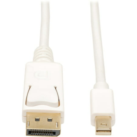 Tripp Lite P583 003 Mini DisplayPort to DisplayPort 4K @ 60 Hz Adapter, DisplayPort 1.2, mDP to DP Cable (M/M),