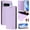 Purple, variant on Compatible with Google Pixel 8 Pro Wallet Case, PU Leather Flip Case with RFID Blocking Card Slots, Kickstand Slim Fit Magnetic Wireless Charging Phone Cover for Google Pixel 8 Pro, Purple