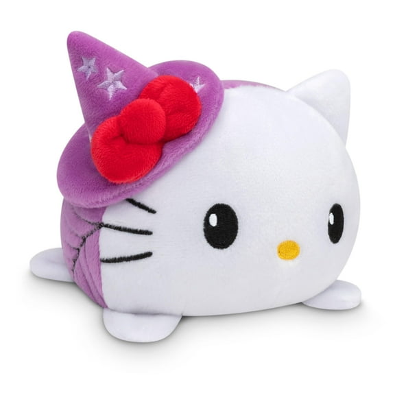 TeeTurtle - The Officially Licensed Original Sanrio Plushie - Witch   Bat Hello Kitty - Cute Sensory Fidget Stuffed Animals That Show Your Mood - Perfect for Halloween!