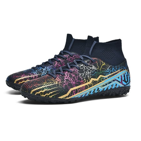 

FULORIS Outdoor High Top Football Shoes Trainer Sneakers Men Soccer Cleats