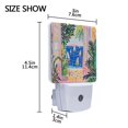thumbnail image 4 of Yayeee LED Night Light for The Home Plug in With Light Sensors 2 Pack, Yellow Seaside, 4 of 6