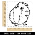 thumbnail image 2 of Sweet Guinea Pig Self-Inking Rubber Stamp Ink Stamper - Red Ink - Large 1-1/2 Inch, 2 of 7