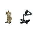thumbnail image 1 of Figura de escritorio de caballero, estatua, escultura minimalista decorativa, ideal para regalar, decoración del hogar, oficina o sala de estar., 1 of 8