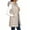 Beige, variant on Hueook Long Puffer Vest for Women Winter Hooded Stand Collar Zip Up Quilted Padded Sleeveless Coat Warm Pocket Wine L