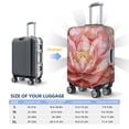 thumbnail image 4 of Rateoe Pink Lotus Printed Luggage Cover, Suitcase Protector Fits 18-32 Inch Luggage-Large, 4 of 7