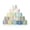 Style 4, variant on Large Paper Cake Baking Cup Cupcake Muffin Cases diameter 6cm,Set of 100