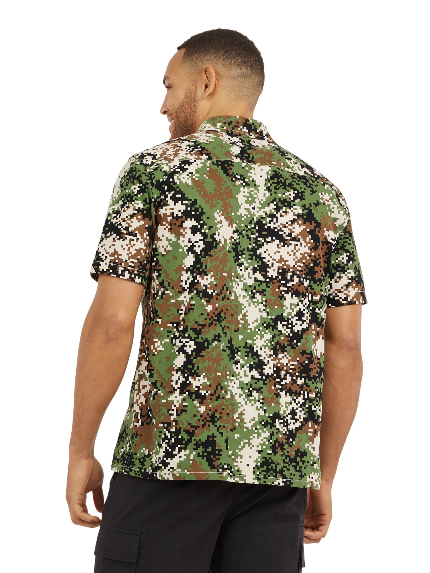 Dogg Supply by Snoop Dogg Men's & Big Men's Classic Fit Short Sleeve Button Down Shirt, Sizes XS-3XL