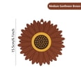 thumbnail image 3 of Ounissouiy Posavasos para taza, protección de mesa, alfombrilla para taza, Bar, cafetería, soporte para botella de agua, accesorios rústicos para el Mostrada Marrón medio Ounissouiy HA059538-05, 3 of 6