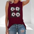 thumbnail image 2 of Womens Tank Tops Summer T Shirts Sleeveless Casual Loose Tunic Blouses, 2 of 3