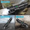 thumbnail image 6 of Rechargeable LED Flashlights High Lumens, 250,000 Lumen Brightest Flash Light, High Power Flashlight USB with 5000 mAh Capacity, IPX7 Waterproof Handheld LED Torch for Home, Camping, Hiking, 6 of 6