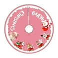 thumbnail image 3 of Adornos de falda de árbol de Navidad, base de decoración, suministros de bricolaje, alfombra de árbol Estilo F, 3 of 9