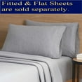 thumbnail image 5 of (2 pack) Mainstays Extra Soft Jersey Pillowcase Set, Standard/Queen, Grey Heather, 2 Pieces, 5 of 6