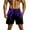 Purple, variant on Men's Shorts Casual Classic Fit Drawstring Summer Beach Shorts with Elastic Waist and Pockets Gold XL