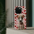 thumbnail image 4 of DistinctInk MagSafe Tough Case for Apple iPhone 14 Pro Max (6.7" Screen) - Valentine's Day Whippet Puppy - Lightweight Grip, 4 of 6