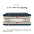 thumbnail image 3 of Signature Sleep Trule 8-Inch Pocket Coil Futon Mattress, Polyester Linen, Full, 3 of 6