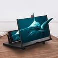 thumbnail image 1 of EGNMCR Phone Screen Magnifier Stereoscopic Amplifying Desktop 10Inch Bracket Screen Magnifier, 1 of 2