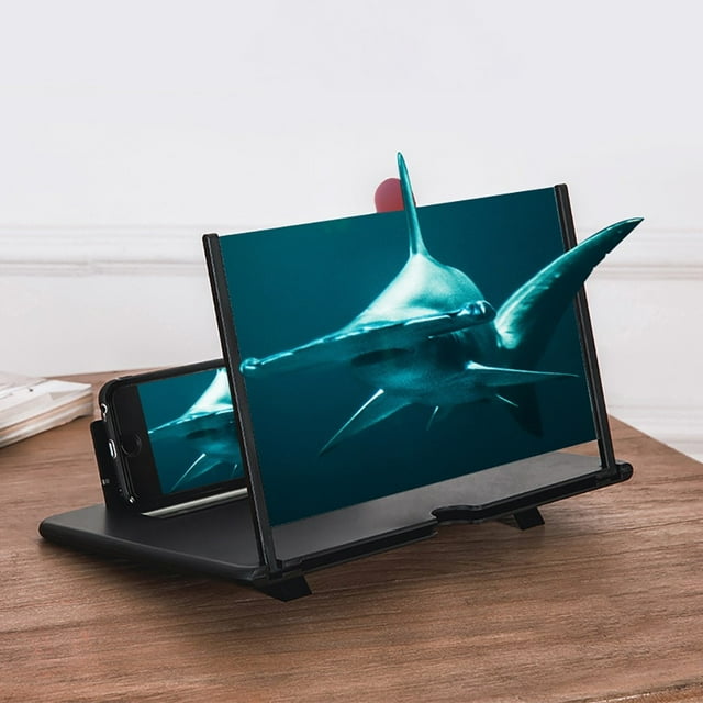 EGNMCR Phone Screen Magnifier Stereoscopic Amplifying Desktop 10Inch Bracket Screen Magnifier