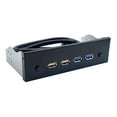thumbnail image 3 of Hub USB del panel frontal de 5,25 pulgadas, panel frontal de óptica, placa de expansión de computadora USB 3.0 USB 2.0, adaptador de panel, 3 of 7