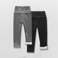 thumbnail image 2 of cfhntfmh 2 Packs Girls Girls Fleece Lined Leggings Soft High Waisted Thick Thermal Pants Tights Full Length Warm Clothes, 2 of 3
