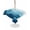 Blue, variant on Outdoor Tablecloth with Umbrella Hole for Patio/Picnic/Party/Camping, Sage Green Ombre Waterproof Table Cloth Square Cover Washable, Summer Beach Ocean Waves Coastal (54"x 54")