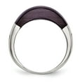 thumbnail image 2 of Stainless Steel 8mm Black Cat's Eye Ring, 2 of 7