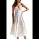 thumbnail image 2 of Vestido Informal Plisado con Cuello en V y Estampado para Mujer, Sin Mangas, Elegante, de Verano, Tipo Túnica, Maxivestido Lencero Albaricoque L, 2 of 9