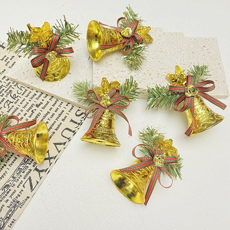 1/4 Christmas Colored Bells (12 pcs) 