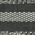 thumbnail image 5 of Mina Victory Fabric Woven Stripes & Dots Outdoor Throw Pillow in Black/Ivory, 5 of 5