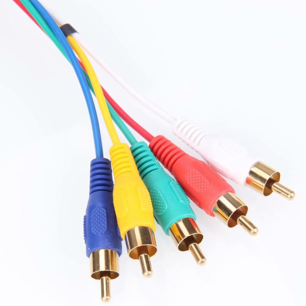 Akoyovwerve HDMI Male to 5 RCA RGB Audio Video AV Component Cable