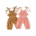 thumbnail image 2 of ITFABS Bébé Filles Marguerite Impression Romper Combinaison de Mode Romper Combinaison, 2 of 9