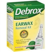 Debrox Earwax Removal Kit, 0.5 Oz, 4 Ct
