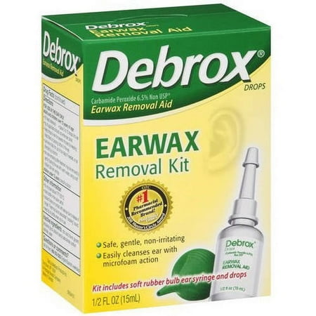 Debrox Earwax Removal Kit, 0.5 Oz, 4 Ct