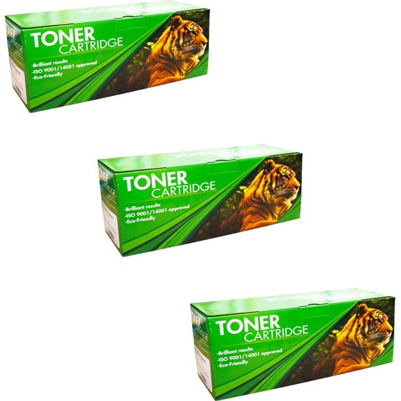 Toner Genérico EL TIGRE Negro ISO 9001 para Brother TN1060, 3 Piezas