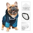 thumbnail image 5 of Yiaed Ice Blue Ocean Cute Dolphin Print Dog Hoodie Security Pet Dog Costume Pets Dog Hoodie Sweatshirt with Pocket for Small Dogs-Large, 5 of 5