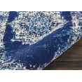 thumbnail image 5 of Nourison Grafix Traditional Graphic Power Loomed Navy Blue Area Rug, 5 lb, 5 of 5