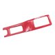 thumbnail image 3 of Cubierta del panel de la palanca de cambios del coche, duradera, de fácil instalación, compatible con JL Fibra de carbono roja, 3 of 7