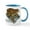 White/Blue Inside, variant on CafePress - Sierra Nevada Yellow Legged Frog Mug - 11 oz Ceramic Mug - Novelty Coffee Tea Cup