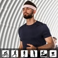 thumbnail image 3 of Diadema deportiva para hombre y mujer, absorbente de sudor, para ciclismo al aire libre, fitness, yoga, transpirable, 6 uds., 3 of 5