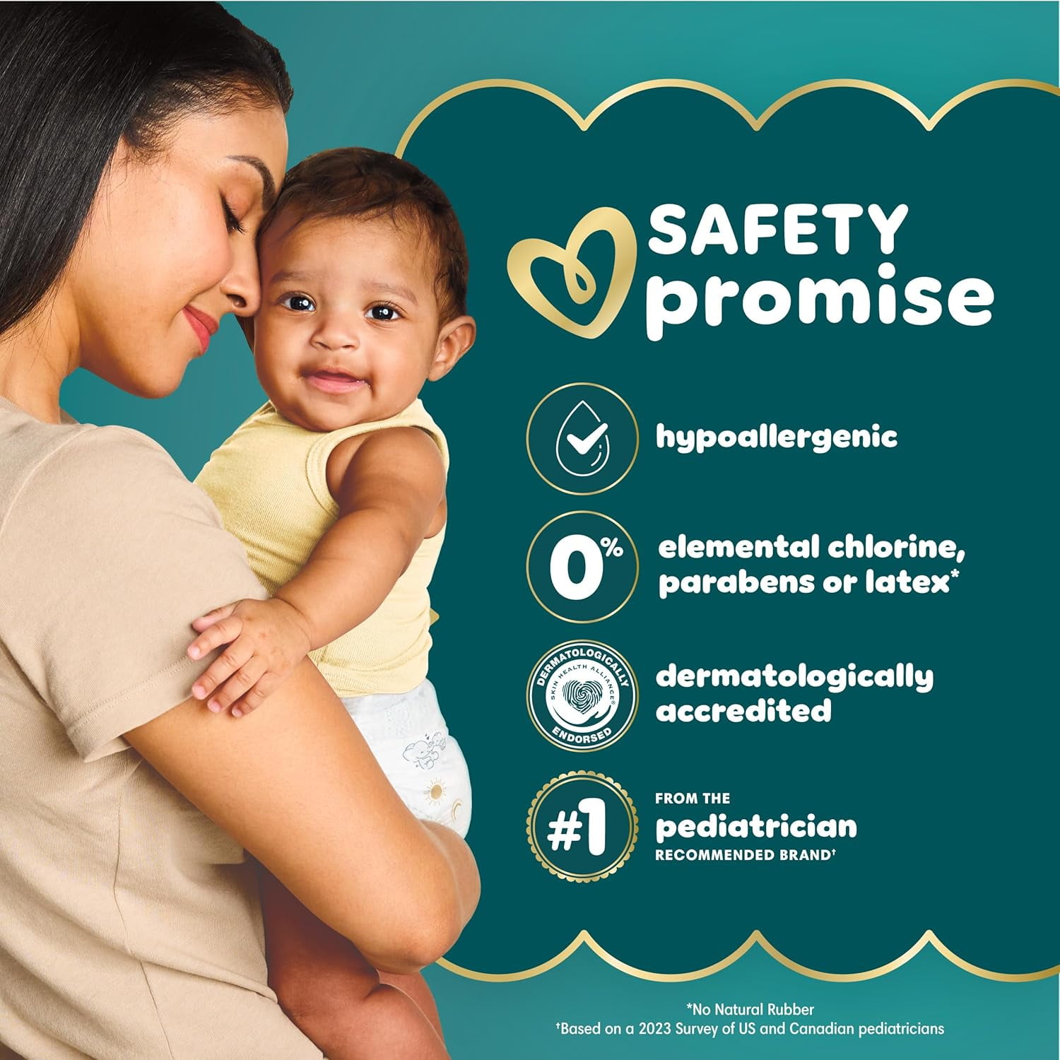 YANTONG Swaddlers Diapers, Size 5 (20-37 lbs), 132 Count, Absorbent, Keeps Baby Dry and Comfortable, Skin Safe Disposable Baby Diaper (Packaging May Vary)