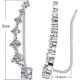 thumbnail image 3 of Ear Jewelry for Women 7 Star Ear Cuffs Climber Earrings 925 Sterling Silver Hypoallergenic Earring with Cubic Zirconia for Birthday Gift, 3 of 4