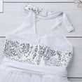 thumbnail image 7 of iEFiEL Girls Sleeveless Mesh Leotard Splice Sequins Ballet Dance Gymnastics Leotard Dress, 7 of 7