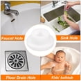 thumbnail image 7 of Uxcell 18pcs T-Shaped Silicone Plugs 23mm 15/16" Dia Snap in Plug Seal Round White, 7 of 7