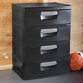 thumbnail image 2 of DARZU 4-Drawer Cabinet, Black, 2 of 2